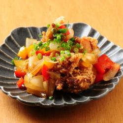 Japanese style black vinegar chicken