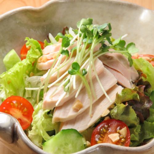 Hiroshima Takamiya chicken steamed chicken salad