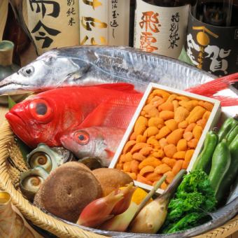 ◆銘酒含む豊富な飲み放題！２H飲み放題付きコース◆クーポン利用で6000円(税込)！