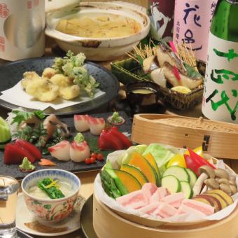 ◆2Hプレミアム飲み放題付き◆贅沢食材を堪能！クーポン利用で7000円(税込)！