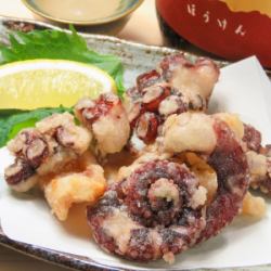 Deep-fried octopus