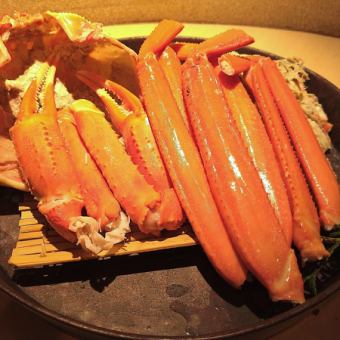 11月菜單【全包廂】「銀嶺」的信州福見雞烤鱒魚、紅雪蟹、能登牡蠣等