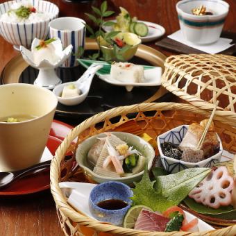 ＜個室ランチ＞平日限定季節の籠盛り御膳