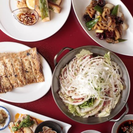 코스파◎【밀피유 냄비 코스】생맥주, 차미슬, 과실주 첨부 120분 무제한 뷔페♪