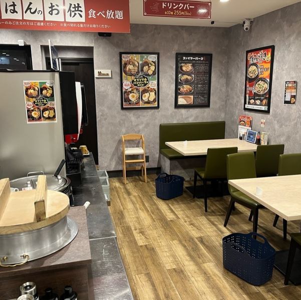 您可以盡情享用用傳統鐵鍋煮的米飯！