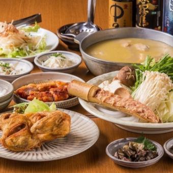 ■【2H飲放付】博多水炊きが楽しめる「ぢどり屋一押し」博多水炊きコース　全7品 6050円（税込）