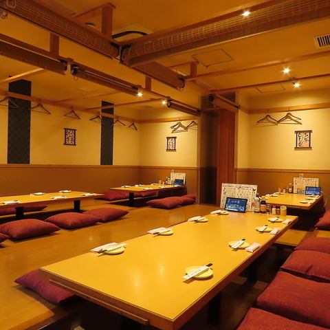 100席以上ある店内となります！大人数でのご利用にオススメ◎