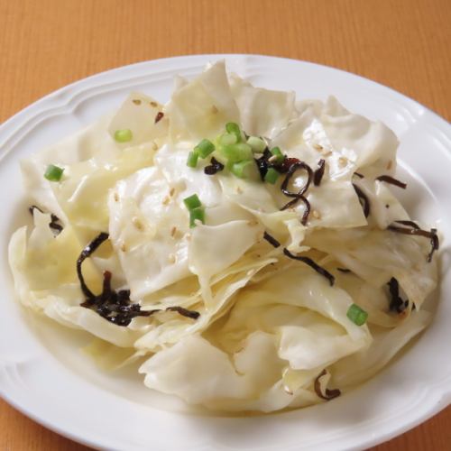塩昆布キャベツ