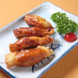 鶏皮餃子揚げ