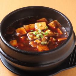 こぼれ麻婆豆腐土鍋煮