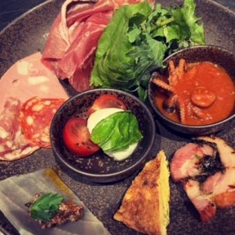 要予約【焼き肉】極上赤身焼き肉xイタリアン　オトナのラグジュアリーコース　1人￥6000