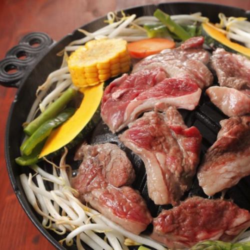 成吉思汗セット1人前(お肉150g お野菜 〆の麺付き)※入荷状況でご用意のない場合がございます。