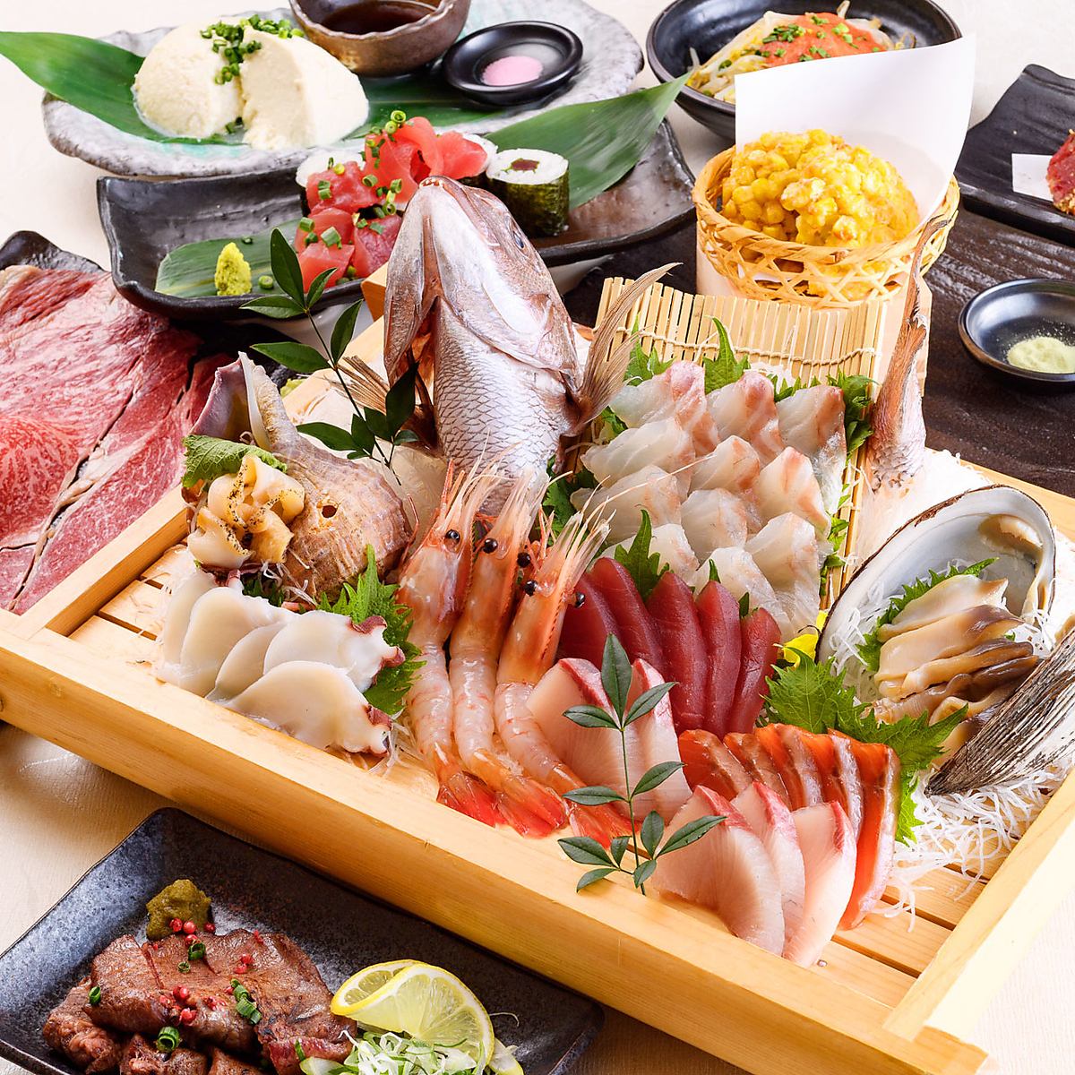 【豊橋駅前】旬の海鮮を心ゆくまで。料理長が選ぶ極上の美味。