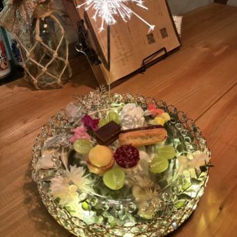 お祝いプレート