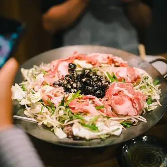 【月～木限定飲み放題30分延長◎】名物しじみ炊き肉『120→150分飲み放題付き5500円コース』