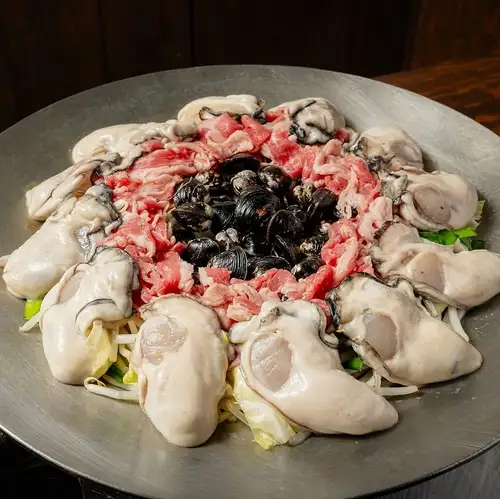 広島県産 特大牡蠣 しじみ炊き肉