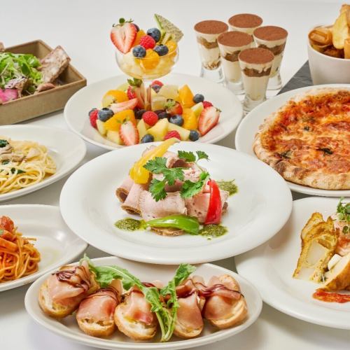[Banquet course using seasonal ingredients] Western-style buffet plan with 120 minutes of all-you-can-drink, Gold