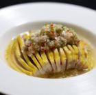 若鶏のネギ油ソースかけ