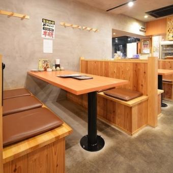 【BOX seat】 6 table for 6 people