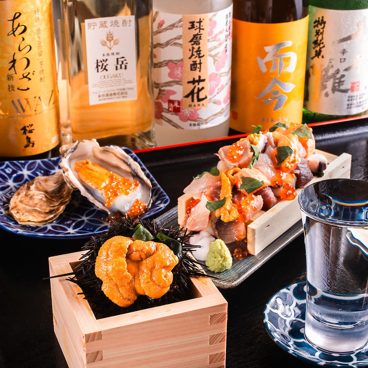雲丹料理と日本酒がカジュアルに楽しめる！特別な夜を演出いたします。