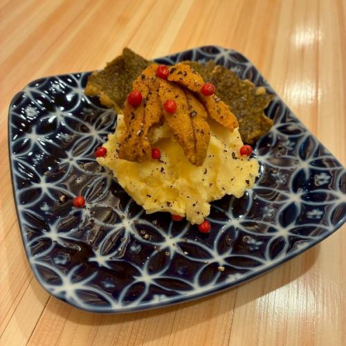 たっぷりウニポテサラ