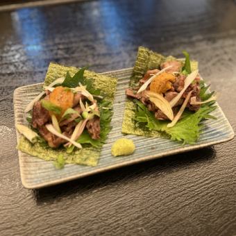 うにく~和牛とウニのコラボ~