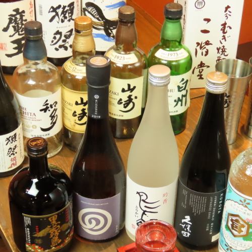 ◆Many drinks that go well with yakitori