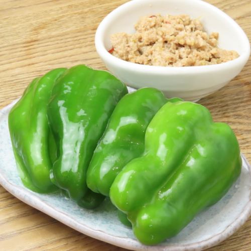 パリパリピーマン肉味噌