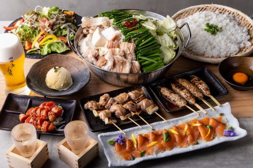 【鳥取名物・大山鶏を使った炭火焼き鳥を堪能！】