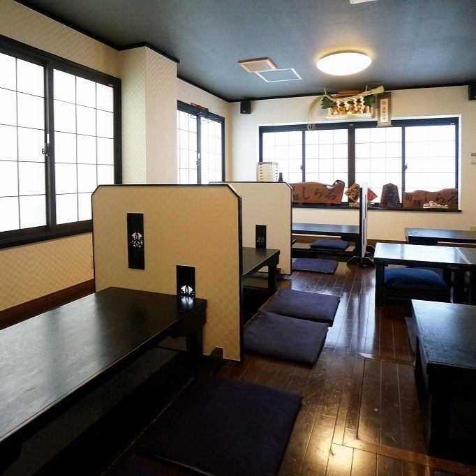 Private banquets for 20 people or more are also OK in the tatami room!