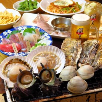 【わがままコース◆2時間飲み放題付き！】アサリバターや〆のリゾットまで！税込4000円