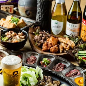 [2 hours all-you-can-eat and drink!!] Enjoy seafood and meat! Scallops, sea urchin, salmon roe, and carefully selected beef course for 6,000 yen
