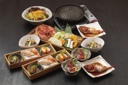 【2時間飲み放題付き】キンキとジンギスカン 北海道ごちそうプラン 全8品 5,500円(税込)