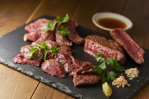 Assortment of 2 grass-fed beef steaks