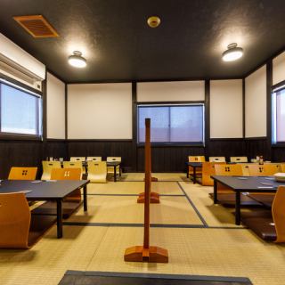 【2F・お座敷（最大28名様個室）：6名様×4卓】