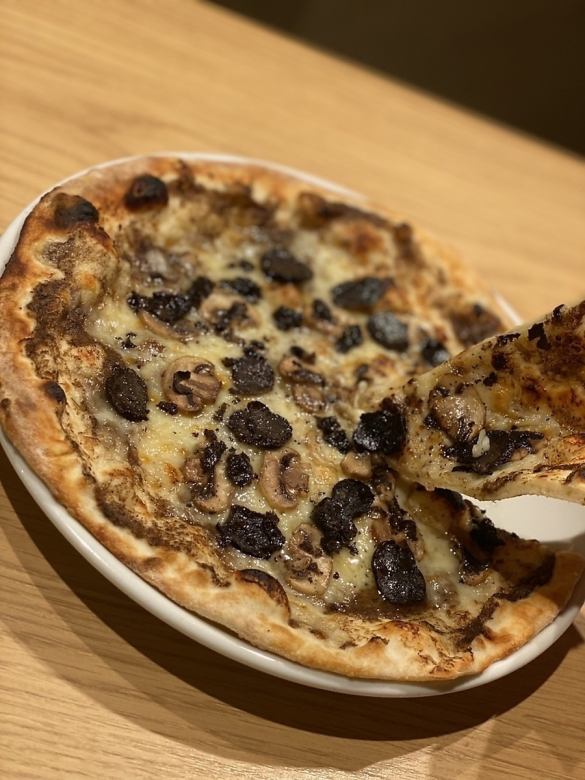 Plenty of truffle pizza