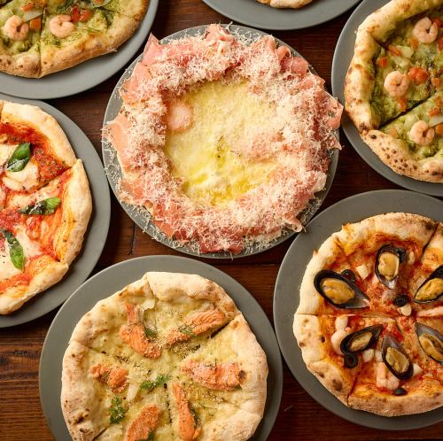 石窯で焼き上げる特大もっちりPIZZA★