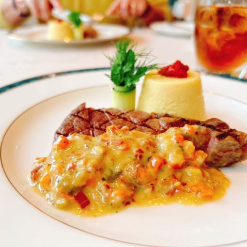 1/5～以降【お昼のコース】（税込4500円）お肉はプラス450円