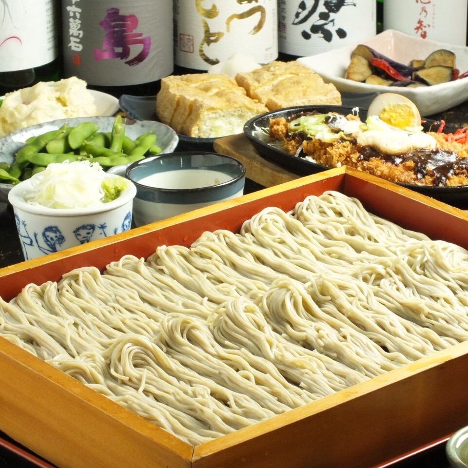 It's a calm shop ♪ We offer exquisite soba and creative dishes ◎