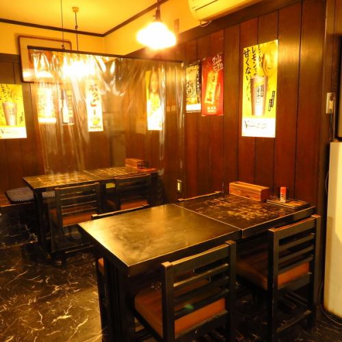 <p>[There are table seats! Partitions are also set up ◎] Table seats where you can talk with good friends until late ★ The atmosphere is good, so you will stay longer.We also take thorough measures against infectious diseases such as ventilation and disinfection!</p>