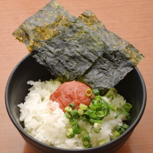 韓国のりと明太子ご飯