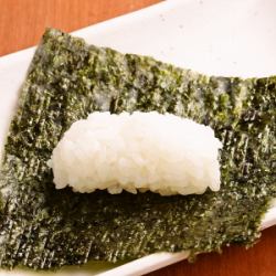 追いシャリと海苔