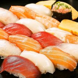 寿司盛り合わせ/追いシャリ