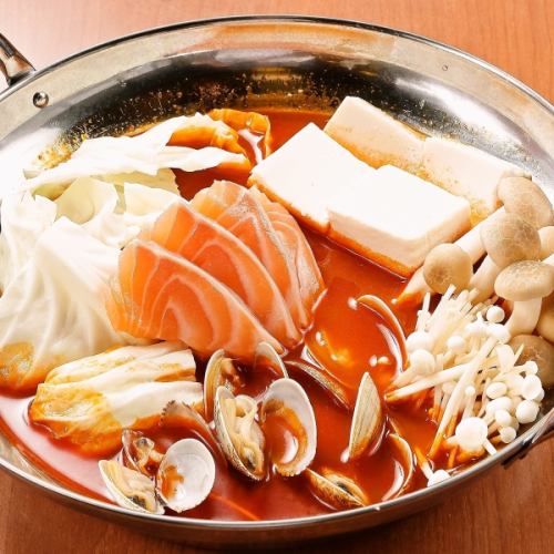 海鮮キムチチゲ鍋
