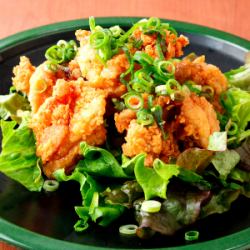 自家製若鶏の唐揚げ~葱ソース~5個