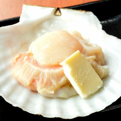 ししゃも/殻付きホタテバター醤油/サバの塩焼き