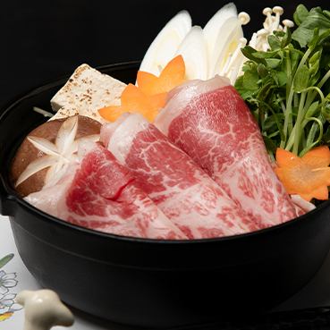 贅沢に！ラム・豚・黒毛和牛から選べるしゃぶしゃぶをご用意！