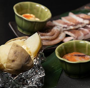 丸ごとじゃがバター 塩辛付