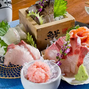 【宴会】【お手軽】ライトに楽しめる魚昇の飲み放題付き☆4500円コース