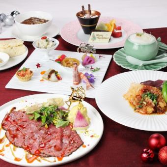 야경 확약 【Xmas2025】 Premium Christmas Dinner 전7품 +건배 스파클링 와인